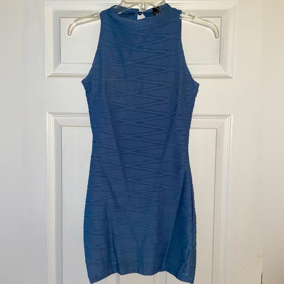 Windsor Dresses Windsor Blue Bodycon Dress Poshmark